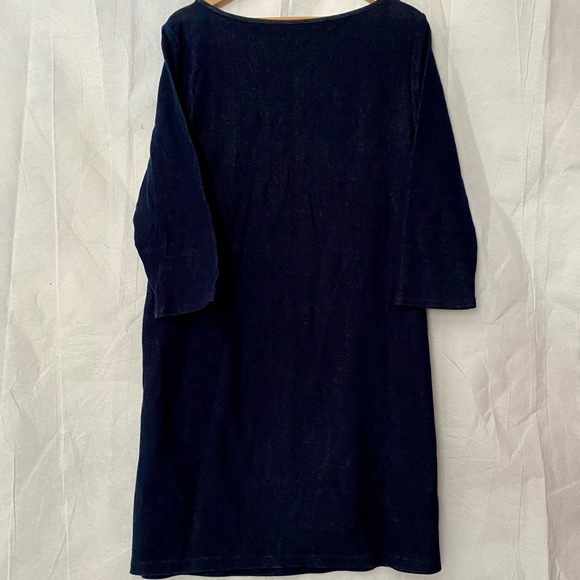 Old Navy Navy Dress Figure Flattering Scoop - Picture 5 of 5